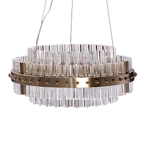 Подвесная люстра в форме круга Numerous Glass Elements