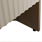 Тумба под телевизор серая с мраморной столешницей Uniqueness Marble варинант исполнения - 8 | Loft Concept в Краснодаре