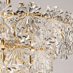 Люстра многоярусная с объемными прозрачными цветами Hanging Flowers варинант исполнения - 4 | Loft Concept в Краснодаре