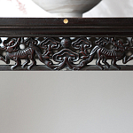 Черная резная консоль в Китайском стиле из массива Black Dragon Console варинант исполнения - 3 | Loft Concept в Краснодаре