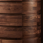 Комод деревянный с 7-ю ящиками Moon Walnut Furniture варинант исполнения - 5 | Loft Concept в Краснодаре