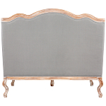 Диван двухместный из массива бука светло-серый Solid Luxury варинант исполнения - 2 | Loft Concept в Краснодаре