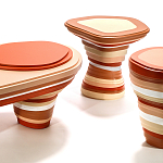 Комплект кофейных столиков Vorlon Desert three tables варинант исполнения - 4 | Loft Concept в Краснодаре