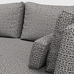 Мебельная ткань Шенилл серый цвет 142 см T4-46 варинант исполнения - 8 | Loft Concept в Краснодаре