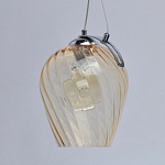 Подвесной светильник со стеклянном плафоном в форме бокала Kaleido варинант исполнения - 6 | Loft Concept в Краснодаре