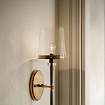 Бра настенное с прозрачным стеклянным абажуром Simple Pure Form варинант исполнения - 5 | Loft Concept в Краснодаре