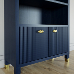 Книжный Стеллаж Elsa Dreams Blue с задней стенкой варинант исполнения - 1 | Loft Concept в Краснодаре