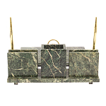 Настольный письменный набор из змеевика с гербом России Successful Leader варинант исполнения - 2 | Loft Concept в Краснодаре