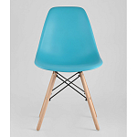 Пластиковый стул на ножках из массива бука Eames Torquoise варинант исполнения - 4 | Loft Concept в Краснодаре