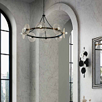 Бра светодиодное из черно-белых дисков Contrast Sample варинант исполнения - 6 | Loft Concept в Краснодаре