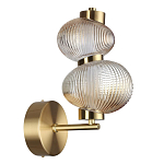 Бра с 2-мя рифлеными стеклянными шарами Marcelh Light варинант исполнения - 5 | Loft Concept в Краснодаре