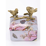 Фарфоровая шкатулка Bird talks варинант исполнения - 2 | Loft Concept в Краснодаре