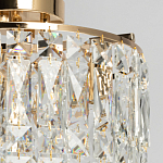 Потолочный светильник круглый с прозрачными подвесками Lunet варинант исполнения - 3 | Loft Concept в Краснодаре