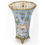 Фарфоровая ваза с изображением попугаев Eden Garden варинант исполнения - 3 | Loft Concept в Краснодаре