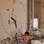 Обои ручная роспись Cecily pink варинант исполнения - 5 | Loft Concept в Краснодаре