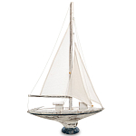 Деревянная статуэтка в виде парусника Sailboat Statuette варинант исполнения - 1 | Loft Concept в Краснодаре