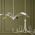 Люстра белая с плафонами в виде лепестков Delicate Flower варинант исполнения - 5 | Loft Concept в Краснодаре