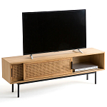 ТВ-тумба с плетеным декором Tate Wicker TV Stand варинант исполнения - 3 | Loft Concept в Краснодаре