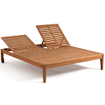 Шезлонг двухместный из эвкалипта Sunset варинант исполнения - 4 | Loft Concept в Краснодаре