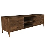 ТВ-тумба с 4-мя ящиками и полками из массива бука Tasteful Furniture варинант исполнения - 1 | Loft Concept в Краснодаре