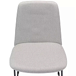Стул мягкий светло-серый Chair Gray Runners варинант исполнения - 5 | Loft Concept в Краснодаре