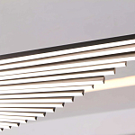 Люстра в виде распахнутых крыльев из тонких металлических планок Flight of Freedom варинант исполнения - 12 | Loft Concept в Краснодаре