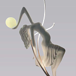 Торшер белая статуэтка Девушка Girl Carries Light Balls варинант исполнения - 2 | Loft Concept в Краснодаре