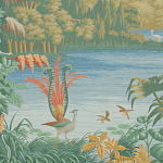 Обои ручная роспись Le Brésil Paille варинант исполнения - 3 | Loft Concept в Краснодаре