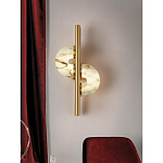 Бра  с фигурным мраморным рассеивателем Spiral of Warm Light варинант исполнения - 7 | Loft Concept в Краснодаре