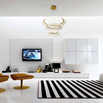 Люстра подвесная с 3-мя кольцевыми светодиодными лампами Catcher варинант исполнения - 2 | Loft Concept в Краснодаре