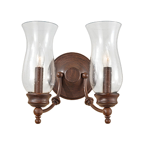 Бра с 2-мя стеклянными плафонами с пузырьками Feiss