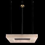 Люстра с квадратным каменным плафоном Calcite Square Light варинант исполнения - 2 | Loft Concept в Краснодаре