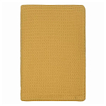 Плед из шерсти цвета охры с бахарамой Waffle Comfort варинант исполнения - 1 | Loft Concept в Краснодаре