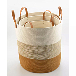 Корзина для хранения с ручками Interlacement Stripes S варинант исполнения - 1 | Loft Concept в Краснодаре