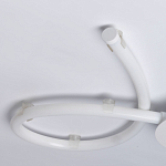 Люстра белого цвета с тремя изогнутыми светодиоидными плафонами Luke Lampco Tracer Lamp варинант исполнения - 8 | Loft Concept в Краснодаре