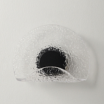 Бра из текстурированного прозрачного стекла с изогнутым краем Textured Glass  варинант исполнения - 4 | Loft Concept в Краснодаре