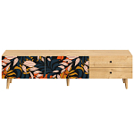 Длинная ТВ-тумба с принтом на ящиках Elise TV Stand варинант исполнения - 10 | Loft Concept в Краснодаре