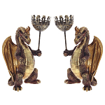 Подсвечник в виде дракона Dragon candlestick L or R варинант исполнения - 2 | Loft Concept в Краснодаре
