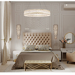 Бра с каскадом из прозрачного хрусталя и корпусом золотого цвета Constant Sparks варинант исполнения - 6 | Loft Concept в Краснодаре