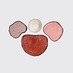 Сет из 4-х тарелок «QARTZITE» варинант исполнения - 1 | Loft Concept в Краснодаре