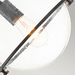 Подвесной светильник с прозрачным плафоном в форме шара в арочной подвеске Hinkley варинант исполнения - 7 | Loft Concept в Краснодаре