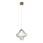 Подвесной светильник с плафоном из фактурного прозрачного стекла Light Ensemble варинант исполнения - 8 | Loft Concept в Краснодаре