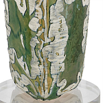 Настольная лампа керамическая с кремовым абажуром Scenic Column варинант исполнения - 2 | Loft Concept в Краснодаре