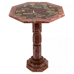 Кофейный стол из натуральных камней Лемезит и Яшма Natural Stone Tables варинант исполнения - 5 | Loft Concept в Краснодаре