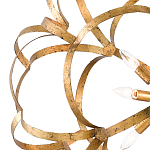 Люстра круглая в виде объёмного цветка Golden Flower Sphere варинант исполнения - 1 | Loft Concept в Краснодаре