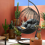 Подвесное уличное кресло Wallaker Hanging Chair варинант исполнения - 8 | Loft Concept в Краснодаре