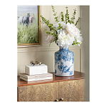 Ваза с мотивами цветущего сада с попугаями Vase Inspired by Nature варинант исполнения - 4 | Loft Concept в Краснодаре