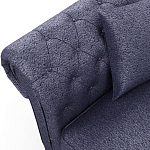 Мебельная ткань Шенилл синий цвет 138 см T4-33 варинант исполнения - 7 | Loft Concept в Краснодаре