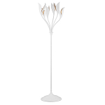 Торшер белый с плафонами в виде лепестков Delicate Flower варинант исполнения - 1 | Loft Concept в Краснодаре