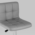 Барный стул с сиденьем серого цвета Honory варинант исполнения - 7 | Loft Concept в Краснодаре